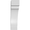 Ekena Millwork 3 1/2-in. W x 10-in. D x 14-in. H Merced Architectural Grade PVC Knee Brace BRCP035X10X14MRC - alternate 2